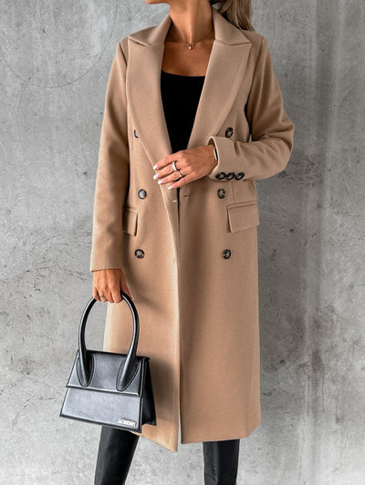 Nora | Classic Double-Breasted Coat