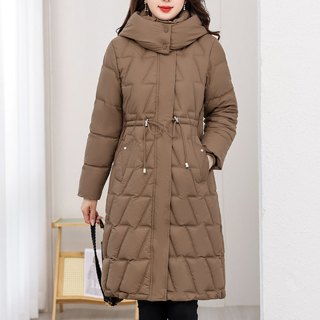 Eleanor| Quilted Winter Coat with Hood